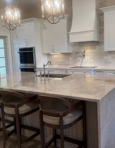 newly renovated kitchen cabinets bar