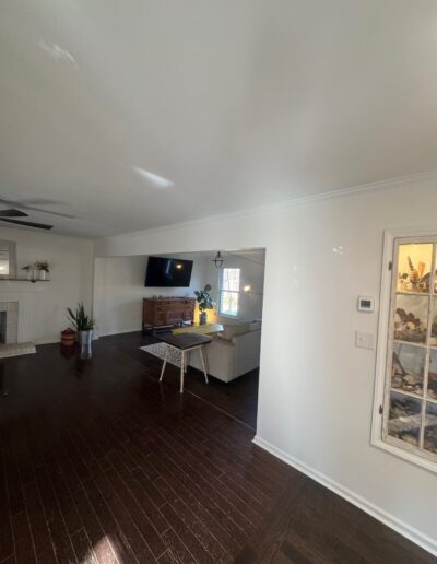 after wall removal open floor plan
