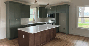 custom cabinets, wood framed bar addition in charlotte nc