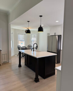 seamless flow between rooms after wall removal project