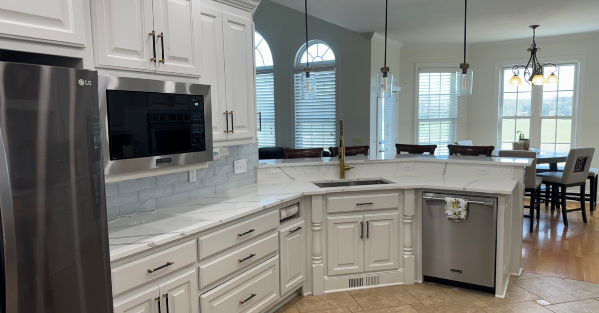 quart board countertop remodel in indian trail nc