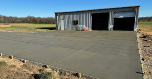 foundation footer preparation for new home build