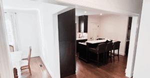 wall removal additional entryway lvl beam addition