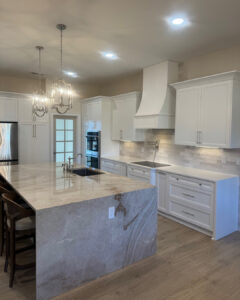 white kitchen cabinet remodel in indian trail nc