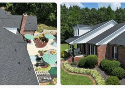 CertainTeed Landmark Charcoal Black Roof with Full Flashing and Gutter Replacement