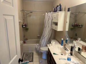 before full bathroom remodel