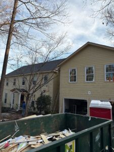 during home renovation project